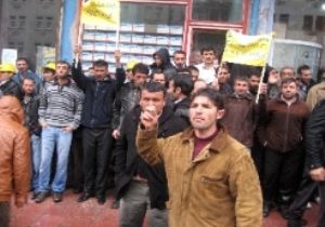 Ekmekleri için eylem yaptılar